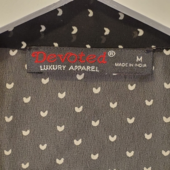 Devoted Luxury Apparel Sheer Ruffle Blouse - Picture 4 of 8